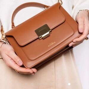 NWT Maison Rinceau Petite Apollon Bag, Camel